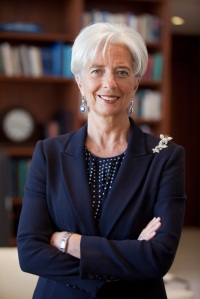 Head of the International Monetary Fund Christine Lagarde